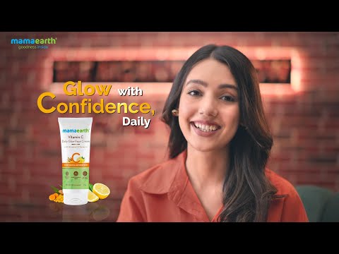Mamaearth Vitamin C Daily Glow Face Cream | Brightens & Moisturizes Skin